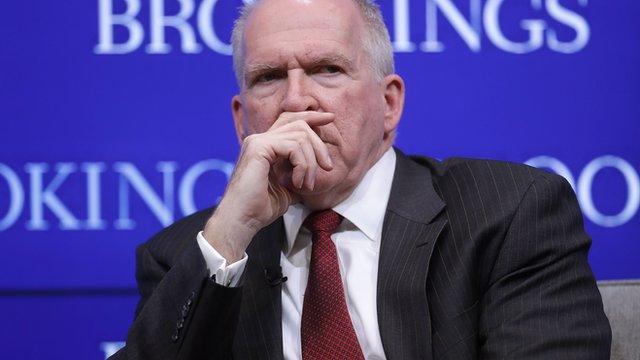 CIA director John Brennan - during a discussion