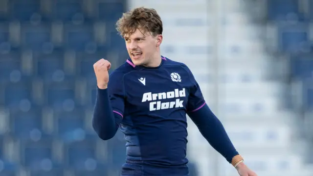 Geordie Gwynn has featured for Emerging Scotland after earning 13 Under-20 caps
