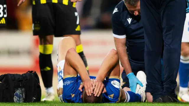 Sam McClelland ruptured his Achilles during Monday night's 2-1 defeat by Aberdeen