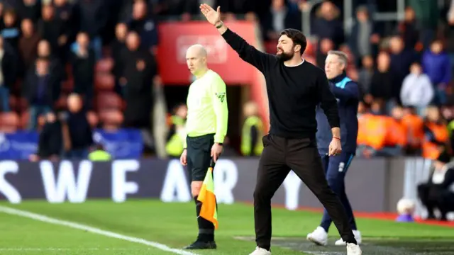 Russell Martin during the Sky Bet Championship match between Southampton FC and Millwall at St. Mary's Stadium on February 24, 2024 in Southampton, England. 