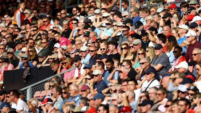 Southampton fans at St Mary's