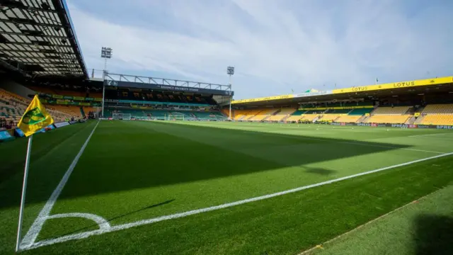 A general shot of Carrow Road