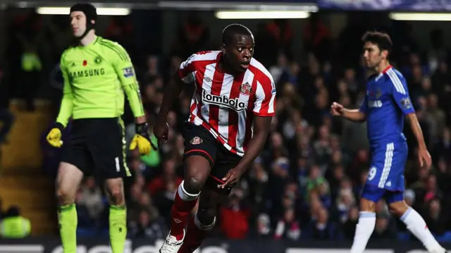 Nedum Onuoha celebrates against Chelsea