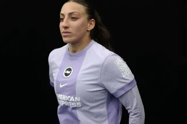 Rosa Kafaji in Brighton shirt 