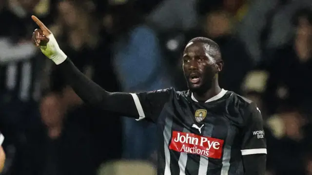 Alassana Jatta in action for Notts County