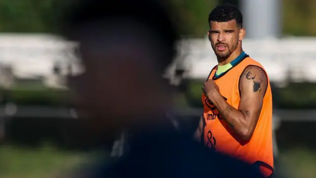 Dominic Solanke in Bournemouth training