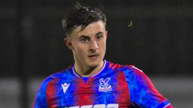 Jack Wells-Morrison playing for Crystal Palace Under-21s