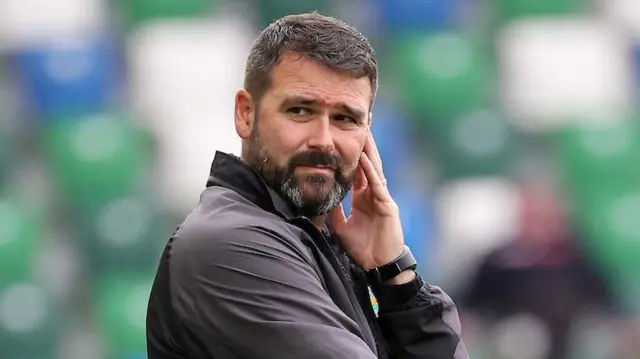 Linfield manager David Healy