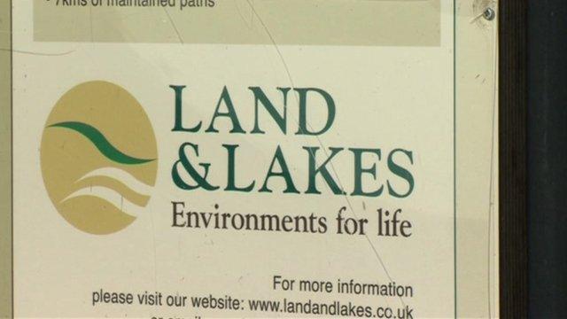 Land and Lakes logo