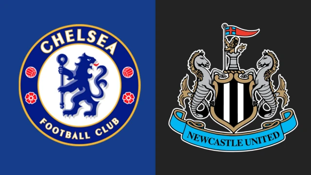 Chelsea and Newcastle United club badges