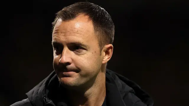 Birmingham City manager Chris Davies looks on during a match 