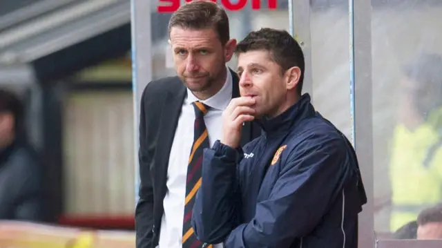 Ian Baraclough and Stephen Robinson worked together at Motherwell