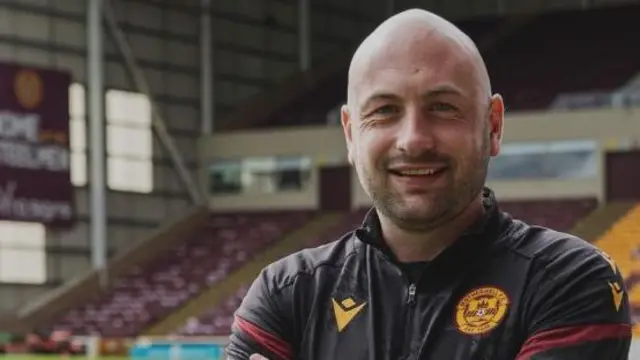 Motherwell assistant manager Max Rogers