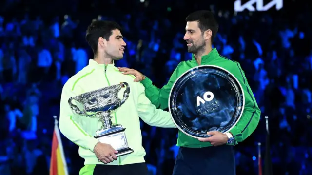 Carlos Alcaraz is Novak Djokovic às dèidh cuairt dheireannach Open Astràilia