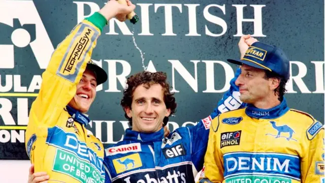 Schumacher, Prost, Patrese