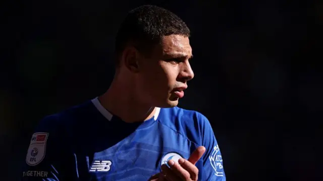 Cardiff City striker Yousef Salech