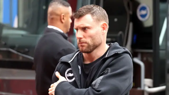 James Milner arrives at Brentford