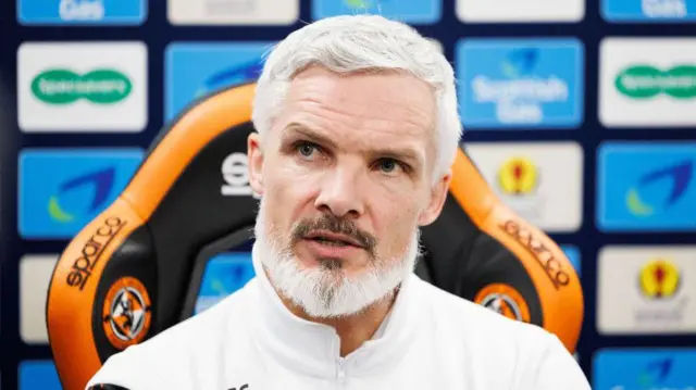 Jim Goodwin in his pre-match press conference