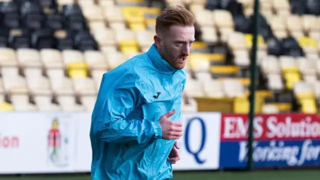 David Carson in Livingston training