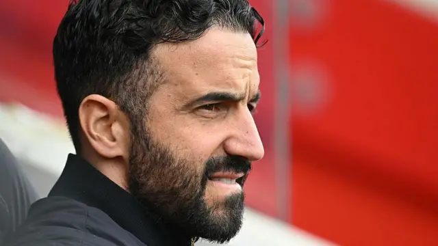 Manchester United head coach Ruben Amorim