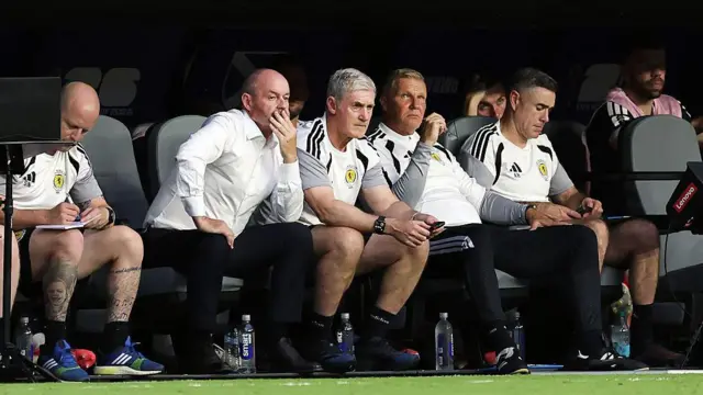 Steve Clarke and coaching staff