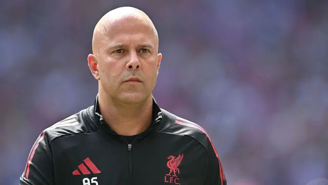 Arne Slot during the Community Shield