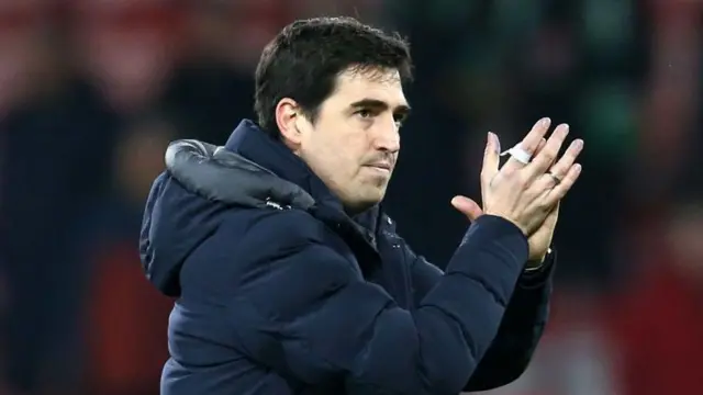 Bournemouth manager Andoni Iraola