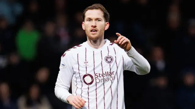 Hearts defender Jamie McCart
