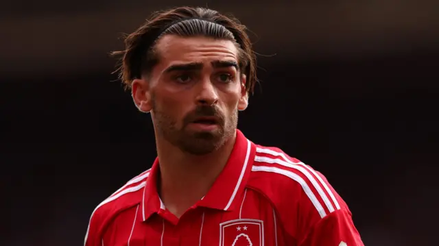 Jota Silva playing for Nottingham Forest