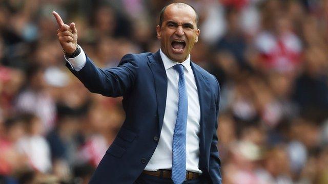 Everton boss Roberto Martinez