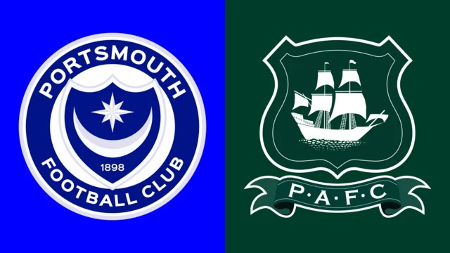 Logos for Portsmouth and Plymouth Argyle