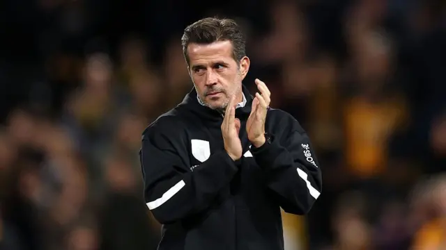 Marco Silva applauds the Fulham fans