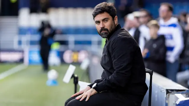 Vitor Matos on the touchline in midweek 