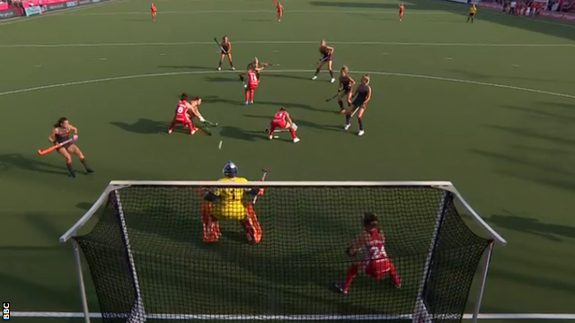 The Netherlands score their second goal