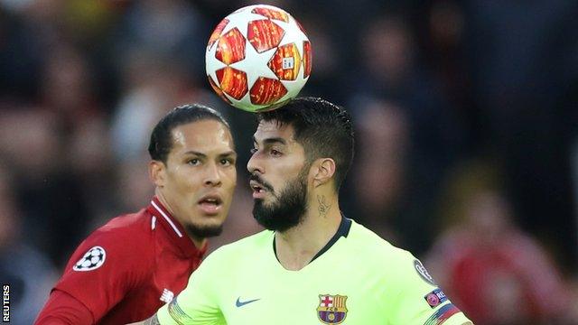 Van Dijk helped Liverpool beat Barcelona 4-0 at Anfield in the semi-final second leg