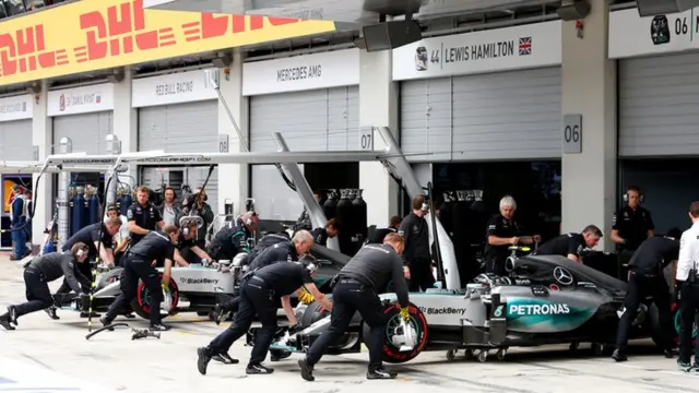 Lewis Hamilton and Nico Rosberg