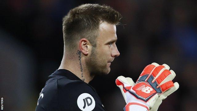 Bournemouth keeper Artur Boruc