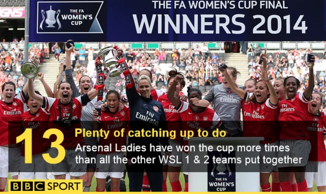 Arsenal Ladies Women's FA Cup winners 2014