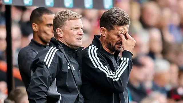 Eddie Howe and Jason Tindall