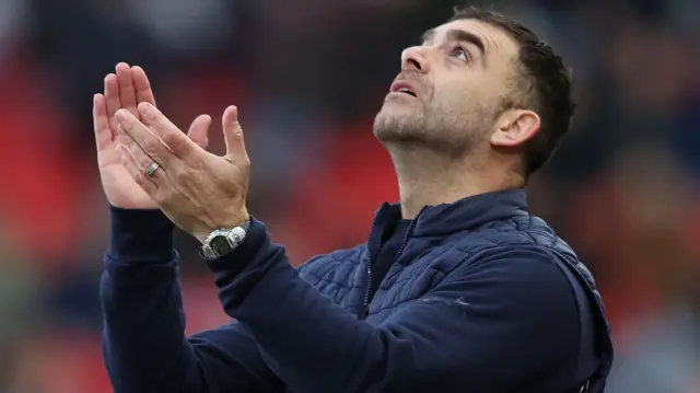 Omer Riza looks to the skies during Cardiff's defeat to Sheffield United