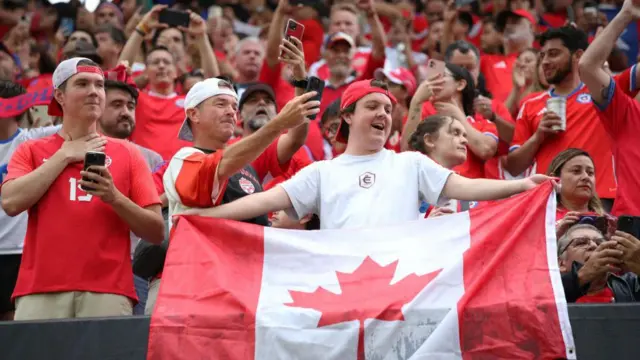 Canada fans at Copa America