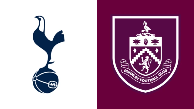 Tottenham and Burnley club badges