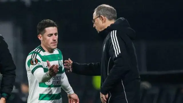 Luke McCowan with Martin O'Neill