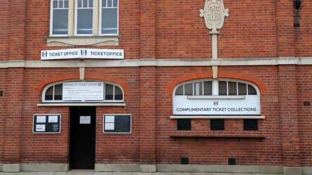 Craven Cottage's ticket office