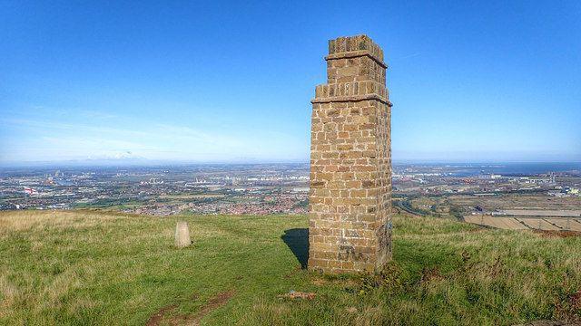 The fire took place on Eston Nab