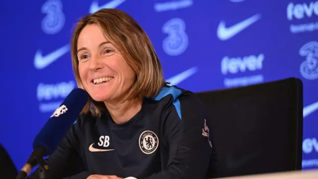 Chelsea manager Sonia Bompastor.