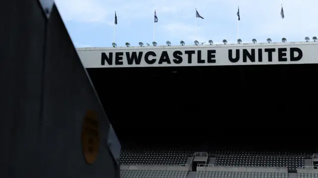 General view of Newcastle United stadium