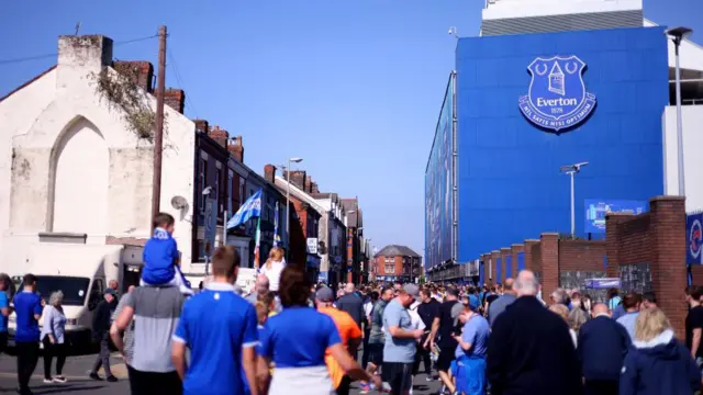 General view outside Goodison Park