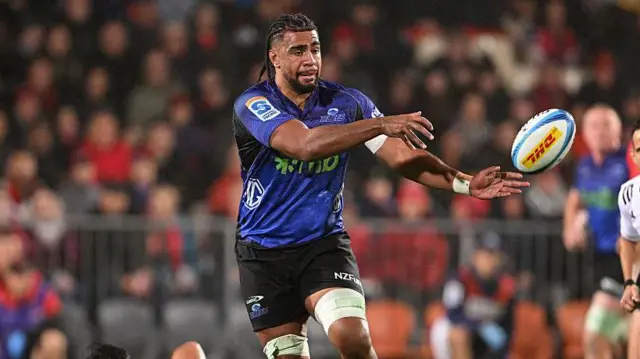 Back-rower Hoskins Sototu is part of a strong All Black contingent that could face the Lions