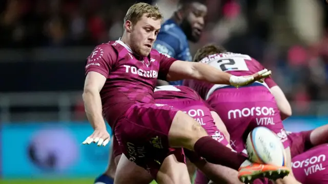 Sale Sharks scrum-half Gus Warr